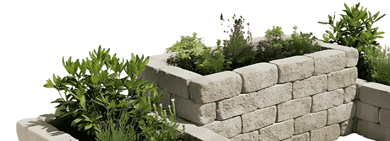 Professional retaining wall installation